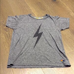 Aviator Nation Gray Lightning Bolt Shirt